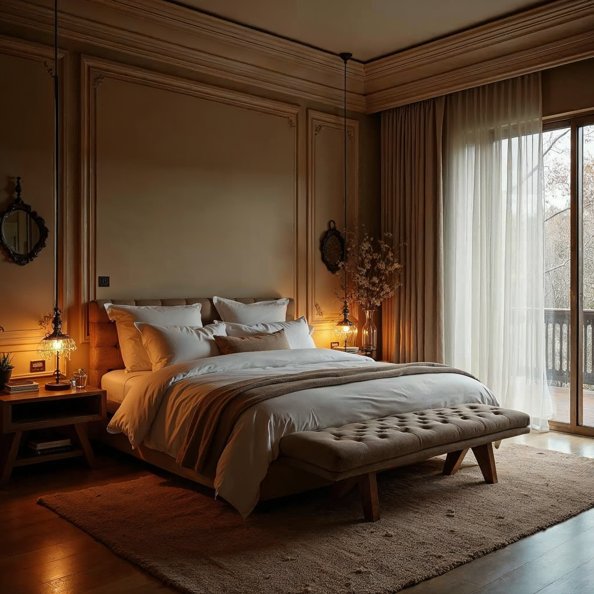 Luxurious bedroom