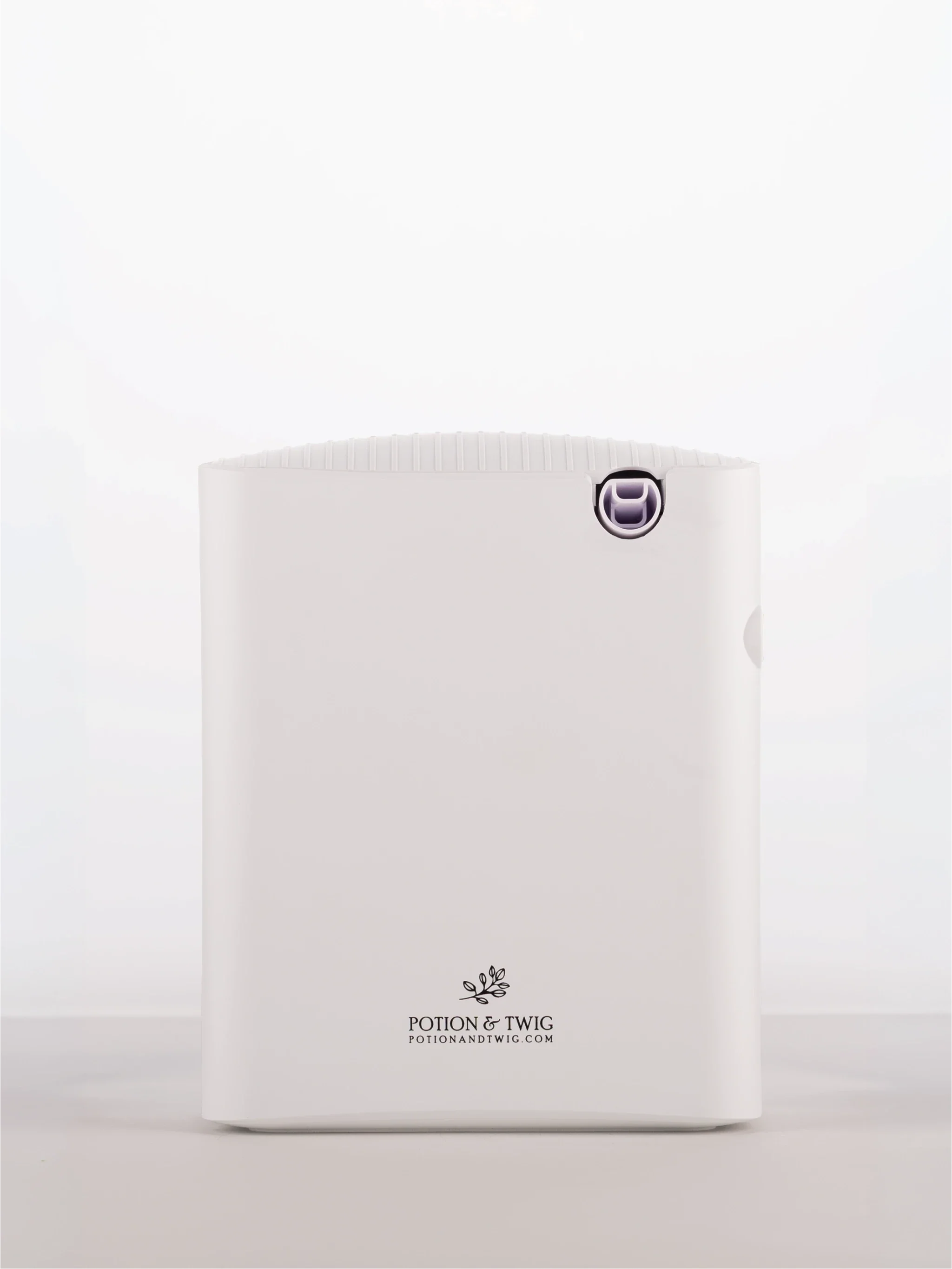 White Gallery Diffuser Square Smart Scent Diffuser with a logo on a white background