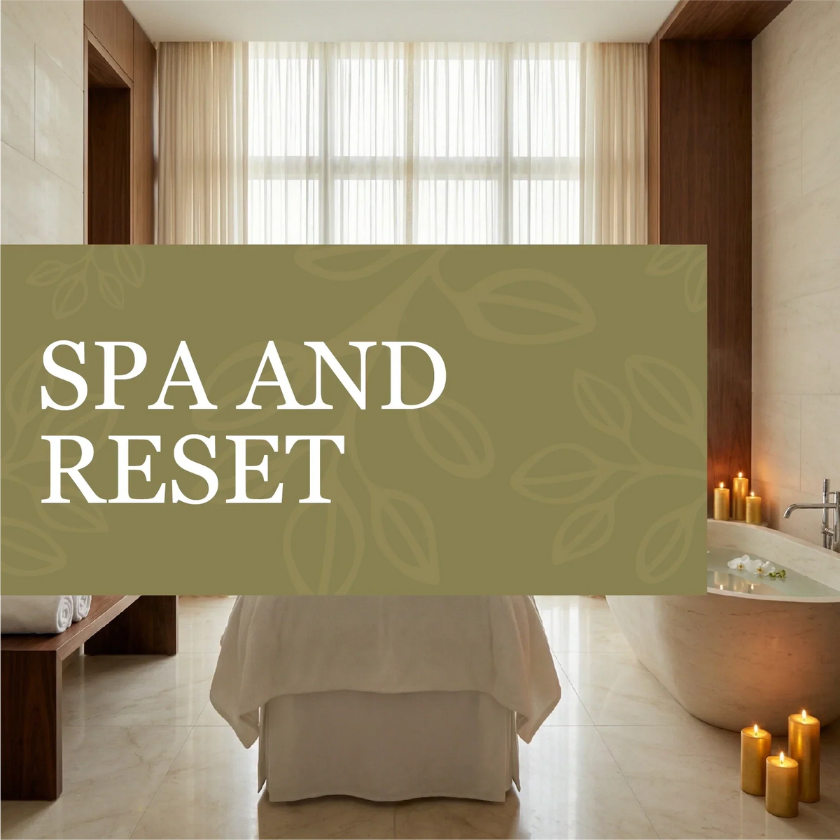 Spa and Reset Collection essential oils set with fresh herbs and citrus scent bottles