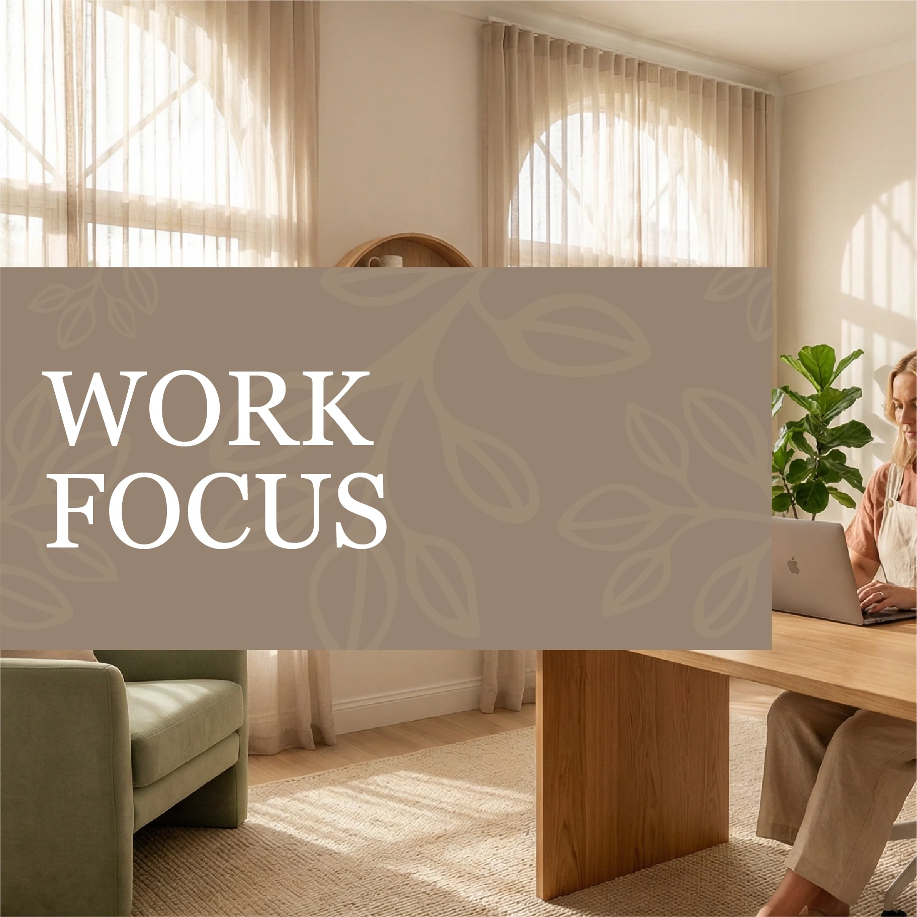 Work Focus Pack with fresh scents for productivity and focus in home office and study spaces
