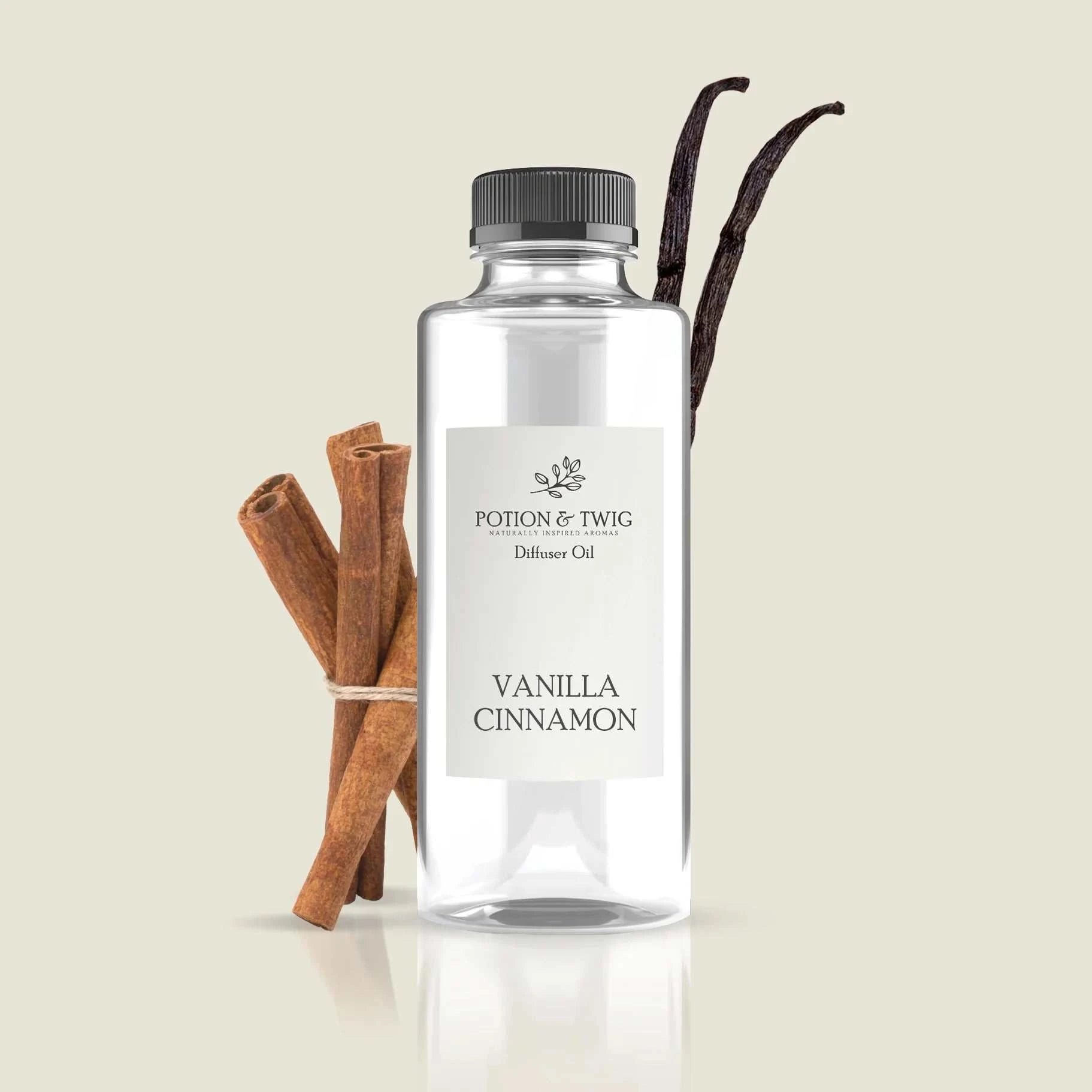 Vanilla Cinnamon scent with smooth vanilla and gentle cinnamon spice creating cozy comfort