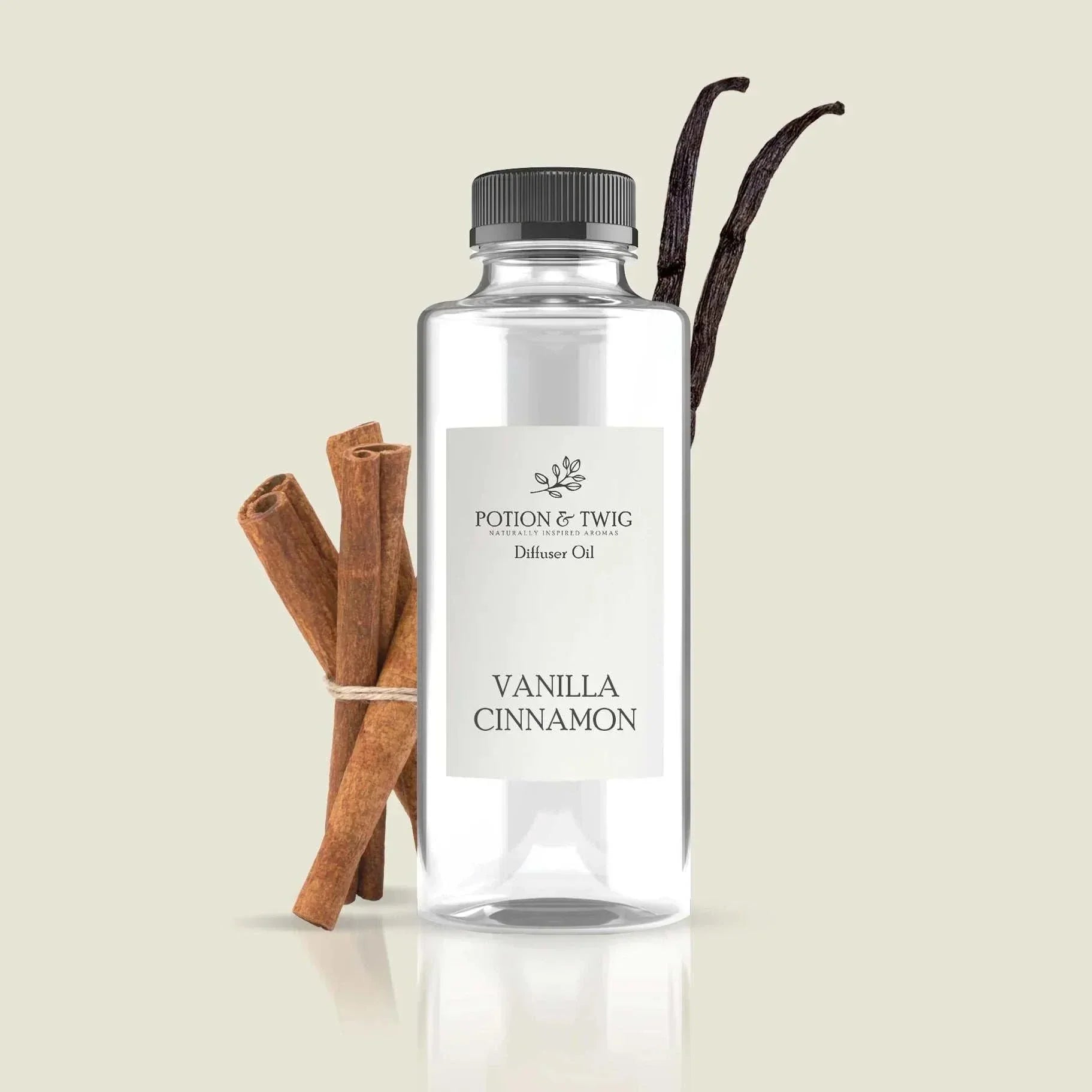 Vanilla Cinnamon scent with smooth vanilla and gentle cinnamon spice creating cozy comfort